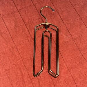 1960's Vintage Brass Tie/Scarf/Belt Hanger Hanging Swivel Closet Organizer